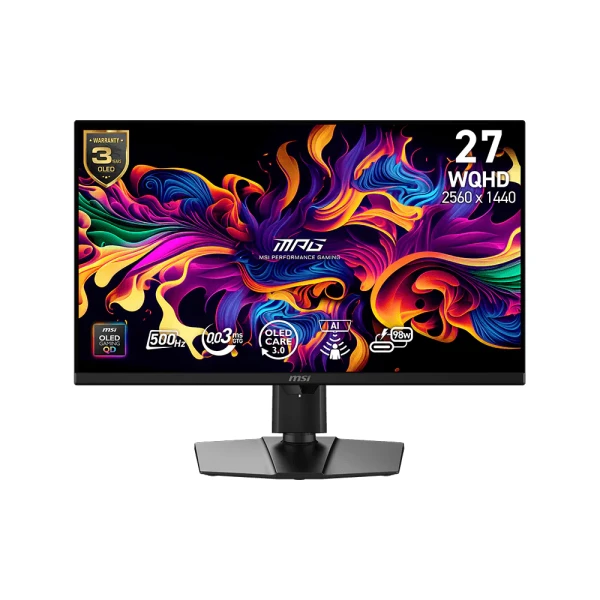 MSI 27 inča  MPG 271QR QD-OLED X50 2560 x 1440 500 Hz monitor 