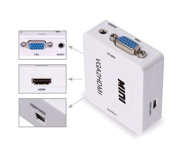 MAXPRO LINE Konverter HDMI na VGA aktivni STAR 