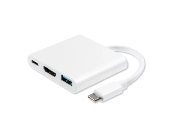 FAST ASIA Adapter - konvertor USB 3.1 tip C - USB 3.0 + HDMI + tip C 