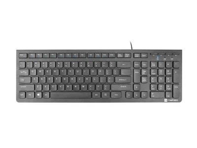 DISCUS 2, Slim Multimedia Keyboard US, USB, Black ( NKL-1829 ) 