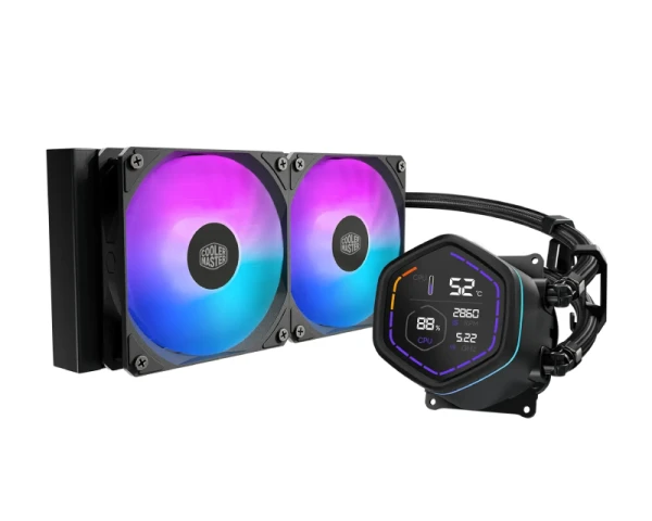 COOLER MASTER MasterLiquid Core Nex Digital 240 ARGB crno vodeno hlađenje (MLX-D24M-A18PA-RD) 