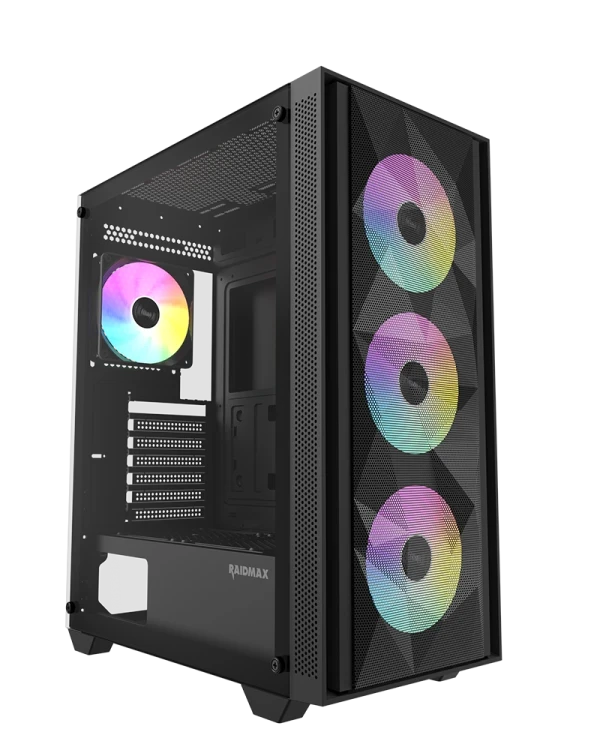 Kuciste Raidmax Vector V217 ARGB Black, V217TBS