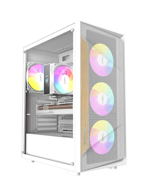 Kuciste Raidmax Vector V219 ARGB White, V219WF