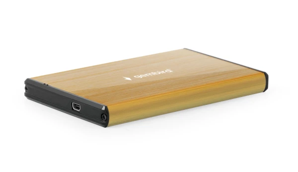 HDD External Enclosure, 2.5'', SATAIII, USB3.0, Brushed aluminium, Gold ( EE2-U3S-3-GL ) 
