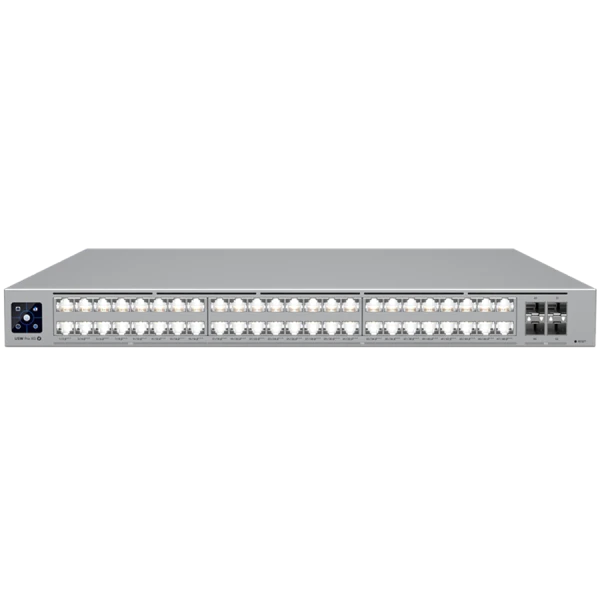 Ubiquiti Layer 3 Etherlighting USW-Pro-XG-48-PoE-EU  (32) 10 GbE, (16) 2.5 GbE PoE, and (4) 25G SFP28 ports ( USW-PRO-XG-48-POE-EU ) 