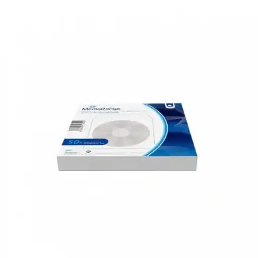 MEDIARANGE GERMANY OMOT ZA CD PAPIRNI SA PROZOROM BELI BOX65