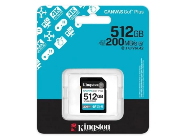 Memorije kartice KINGSTON SDG4 512GB Canvas Go! Plus Class10 UHS-I' ( 'SDG4 512GB' ) 