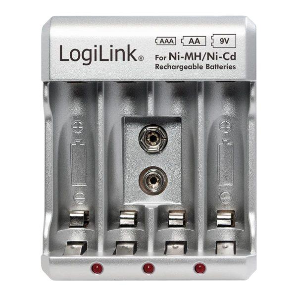 Logilink Punjač baterija za Ni-MH/Ni-Cd AA/AAA/9V