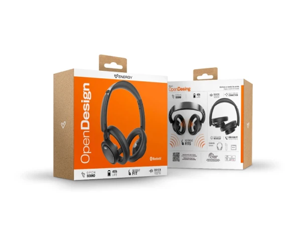ENERGY SISTEM OpenDesign Headphones Black (M50061)