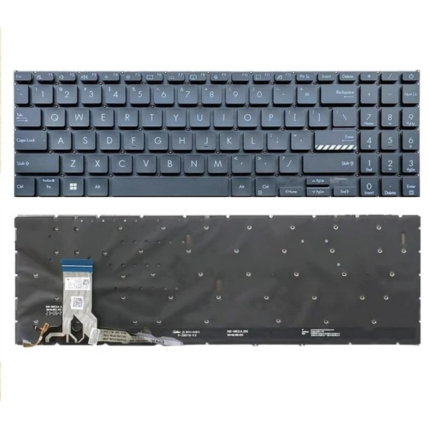 Tastatura za laptop Asus Vivobook Go 15 OLED E1504FA E1504GA mali enter backlight