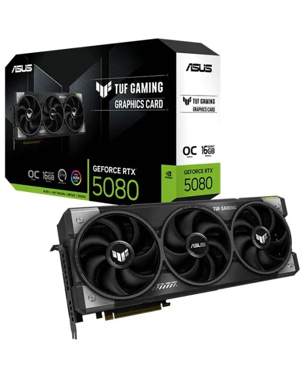 Graficka Karta Asus GeForce RTX 5080 TUF Gaming OC 16GB GDDR7 TUF-RTX5080-O16-G 3xDP HDMI