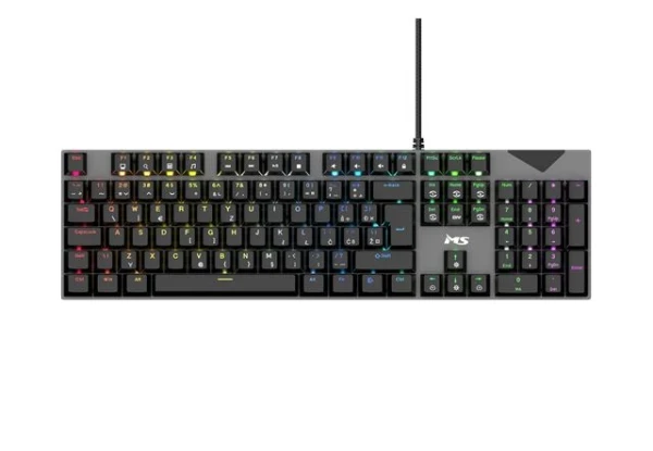 Mehanička tastatura MS Elite K-700C Full Layout crveni svičevi multimedija tasteri anti ghosting RGB