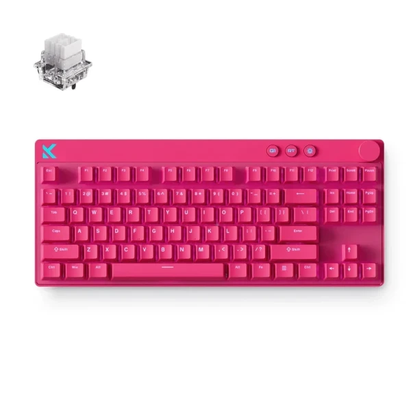 Gaming tastatura MCHOSE Mix 87 Rose Red Mount Tai Magnetic switch GT