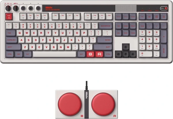 Bežična tastatura 8BitDo Retro 108 mehanička N Edition + Dual Super Buttons