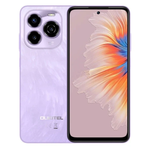 Oukitel C65 violet Smart phone4G/Octa-Core/6.7''HD/128GB/4+12GB/50M/8MP/5150mAh/Android 15 