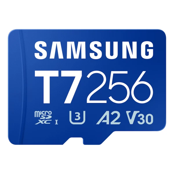 MicroSD 256GB, T7, SDXC, UHS-I U3 V30 A2, Read up to 170MB/s, Write up to 130MB/s,  for 4K and FullHD video recording ( MB-MB256T/WW ) 