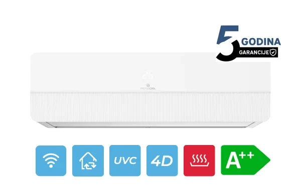 Klima uređaj PROFILOCOOL ICSD-12WIHUVC WHITE12000BTU A++ InverterWifi GSJ UVC 4D
