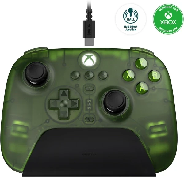 Bežični gamepad 8BitDo Ulitmate 3 Multi Platform BT 2.4GHz Hall Effect typeC XBOX Transparent + Dock