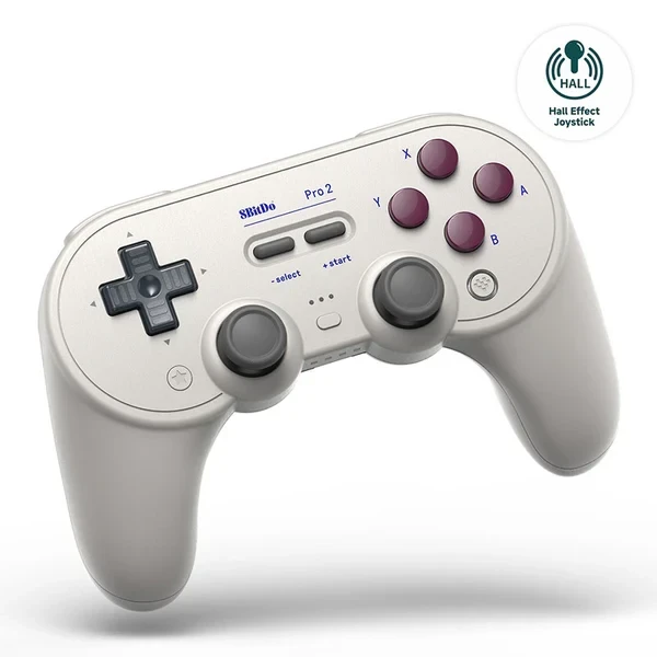 Bežični gamepad 8BitDo Pro 2 BT 2.4Ghz Multi platform Vibracija Hall Effect TMR G Classic