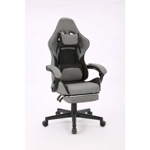 Gaming stolica ePlayGame HC-4095 BDG platno tamno sivo crna