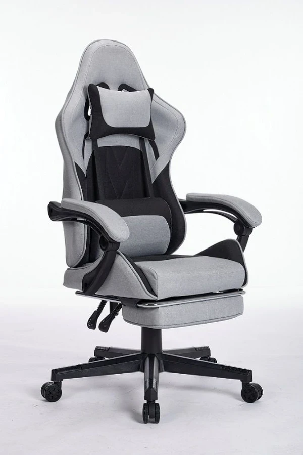 Gaming stolica ePlayGame HC-4095 BG platno sivo crna