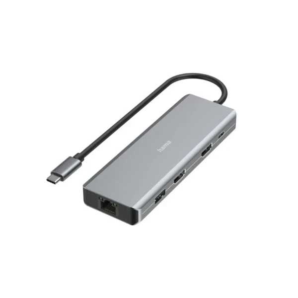 USB Hub 9 porta Hama 2 x HDMI USB-A USB- LAN RJ-45