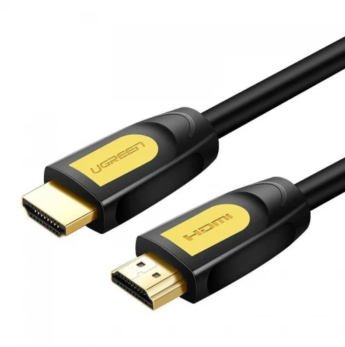 Kabl UGREEN HD101 HDMI kabl V2.0 4K 60Hz 1m (Žuto Crni)