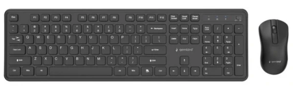 KBS-WPS-01 Gembird Slim Pro Business bežieni desktop set, crna, US raspored