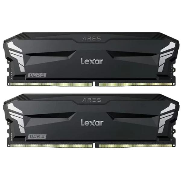 Lexar Ares 32GB DDR5 6000MHz (2x16GB KIT) CL30 DIMM, 1.35V, heatsink, Non-RGB, Black ( LD5U16G60C300A-RGD )