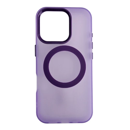 Silikonska futrola Magsafe FLURO COLOR Honor 600 Lite LJUBIČASTA