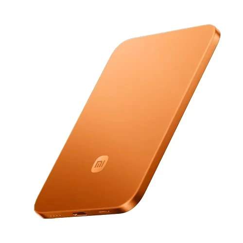 XIAOMI UltraThin Magnetic Power Bank 5000 15W bežična eksterna baterija narandžasta (BHR0975GL)