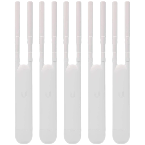 Ubiquiti 5-PACK of UAP-AC-M-EU Networking Interface - (1) 10 100 1000 Ethernet Port Power Method 24V Passive PoE (Pairs 4, 5+; 7, 8 Return)