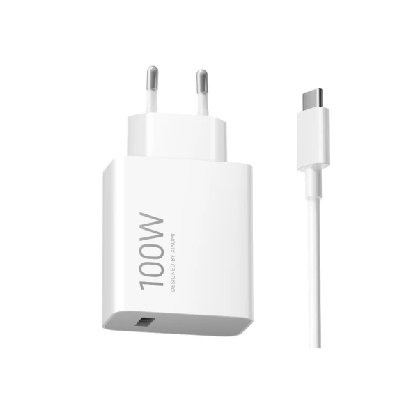 Xiaomi Mi 100W punjač Combo Type-A + kabl Type C bela ( 70394 )