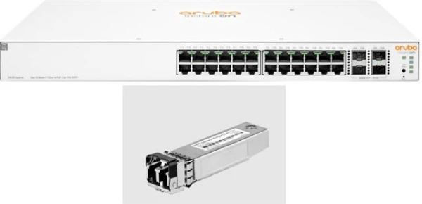 NET HPE Aruba IOn 1930 24G 4SFP SFP+ PoE 195W JL683B + modul