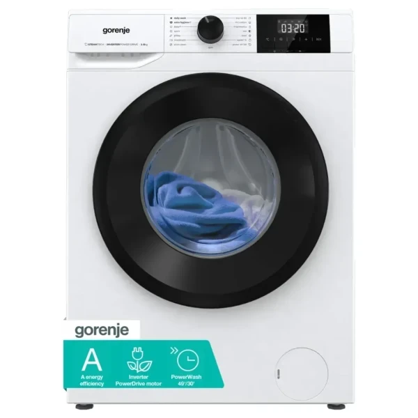 Mašina za pranje veša GORENJE W3NGPI 61 SAS A 6 kg Inverter PowerDrive 1000 rpm 12 programa bela