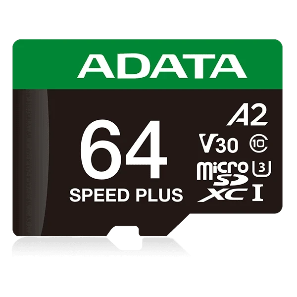 Micro SDXC 64GB A-Data Class 10 + adapter 160 140 MB s UD64GUI3V30A2SP-RA1
