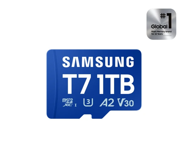 MicroSD 1TB, T7, SDXC, UHS-I U3 V30 A2, Read up to 170MB/s, Write up to 130MB/s,  for 4K and FullHD video recording ( MB-MB1T0T/WW ) 