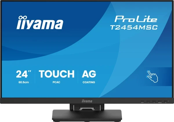 Monitor 24'' Iiyama T2454MSC-B3AG IPS 1920x1080 83Hz 4ms HDMI DP USB touch