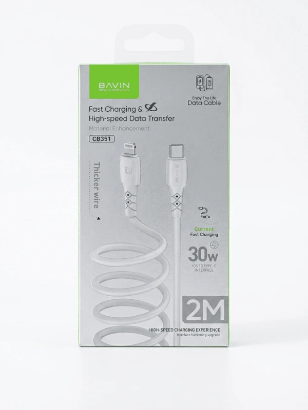 Bavin kabl 30W 2m Type Lightning-Type C CB351 ( 90151 )