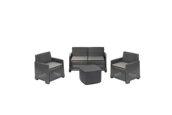 Baštenski set Como sa jastucima 