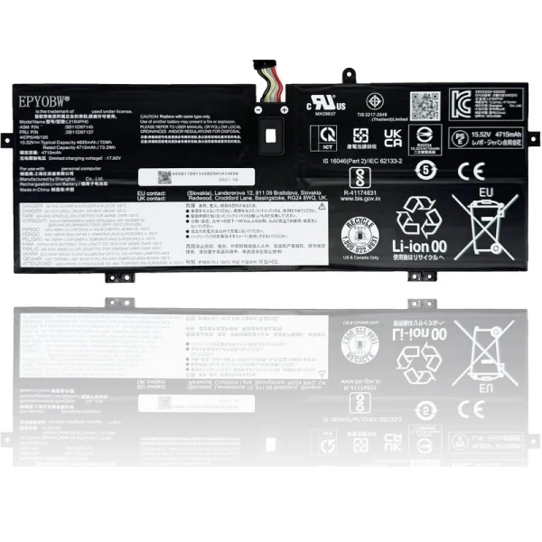 Baterija za laptop Lenovo IdeaPad Yoga 9 14IAP7 Type 82LU series