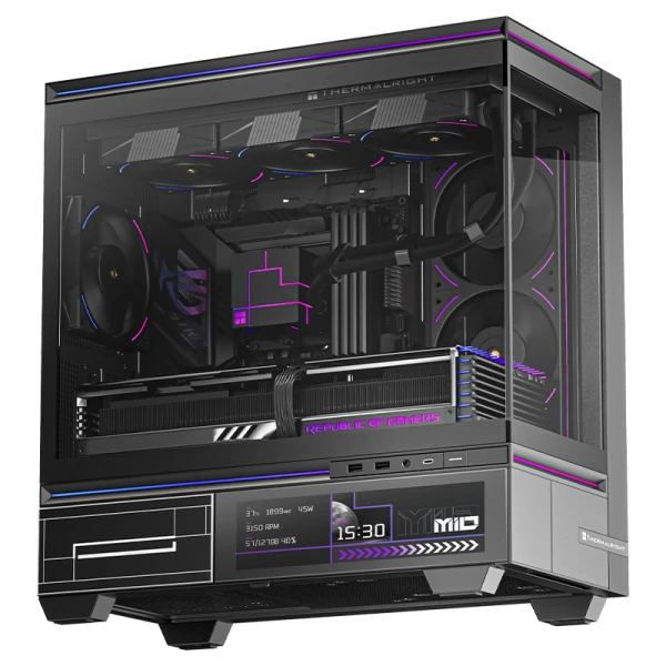ThermalRight kuciste TL-M10 Vision Black  FAN4-C