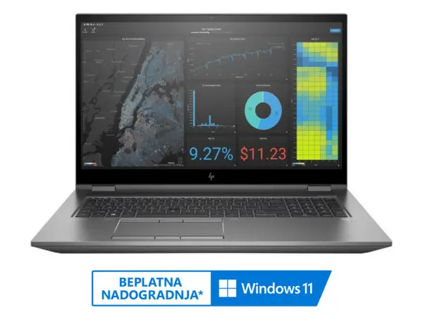 Laptop HP ZBook Fury 15 G7 Win10 Pro15.6''FHD AG IRi7-10750H16GB512GBQuadro RTX 3000 6GB3g' ( '2C9U9EA' ) 