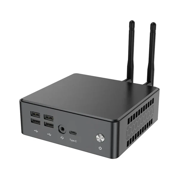 Mini PC Zeus MPI12 Intel i5-1235U 10C 4.4 GHz DDR4 8GB m.2 256GB LAN Dual WiFi BT HDMI DP USB C