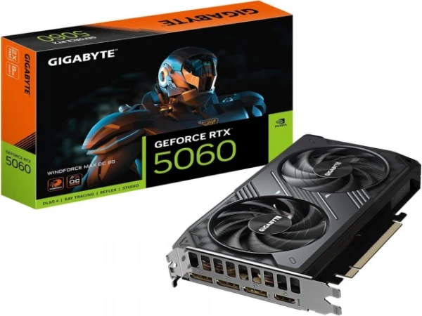 Graficka karta GIGABYTE GV-N5060WF2MAXOC-8GD NVD/8GB/GDDR7/128 bit/crna