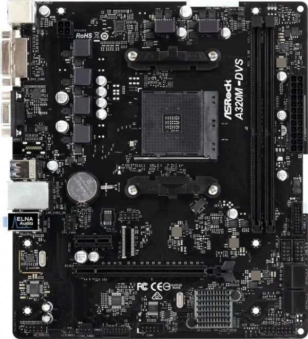 MB AM4 ASRock A320M-DVS R4.0