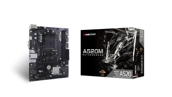 Matična ploča AM4 Biostar A520MHP 2.0 VGA HDMI M.2