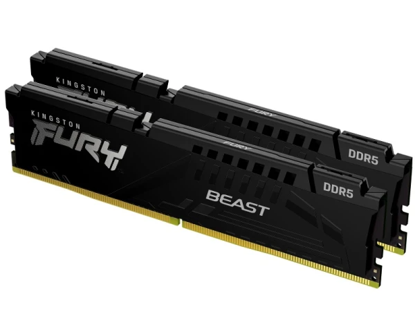 KINGSTON DIMM DDR5 64GB (2x32GB kit) 5600MT s KF556C36BBE2K2-64 FURY Beast Black EXPO