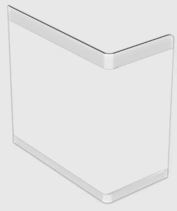 Corsair FRAME 4500X Replacement Glass Panel, Front Left, Black CC-8901050
