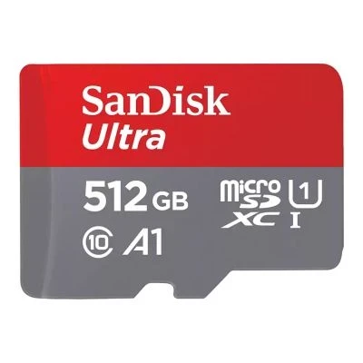 Micro SDXC SanDisk 512GB Ultra, SDSQUAC-512G-GN6MA + adapter